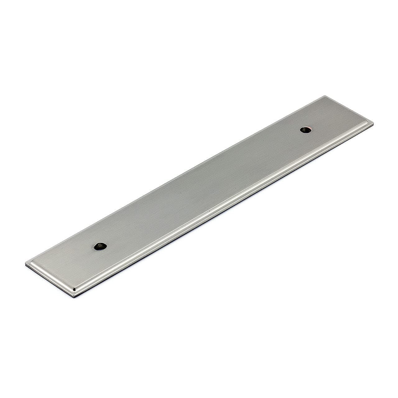 Richelieu Hardware BP1045128195 Tremblant Collection 5 116inch 128 mm CentertoCenter Brushed Nickel Transitional Cabinet and Drawer Backplate for Kitchen Bathroom and Furniture Pull Handles