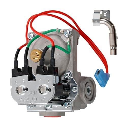 RV Water Heater Solenoid Gas Valve 91638 Main Burner Kit Compatible with Atwood 6Gallon Models GC6AA10E G6A8E G6A6E GCH64E GH66E GCH6A8E Replaces 93844 93870 92078 92089