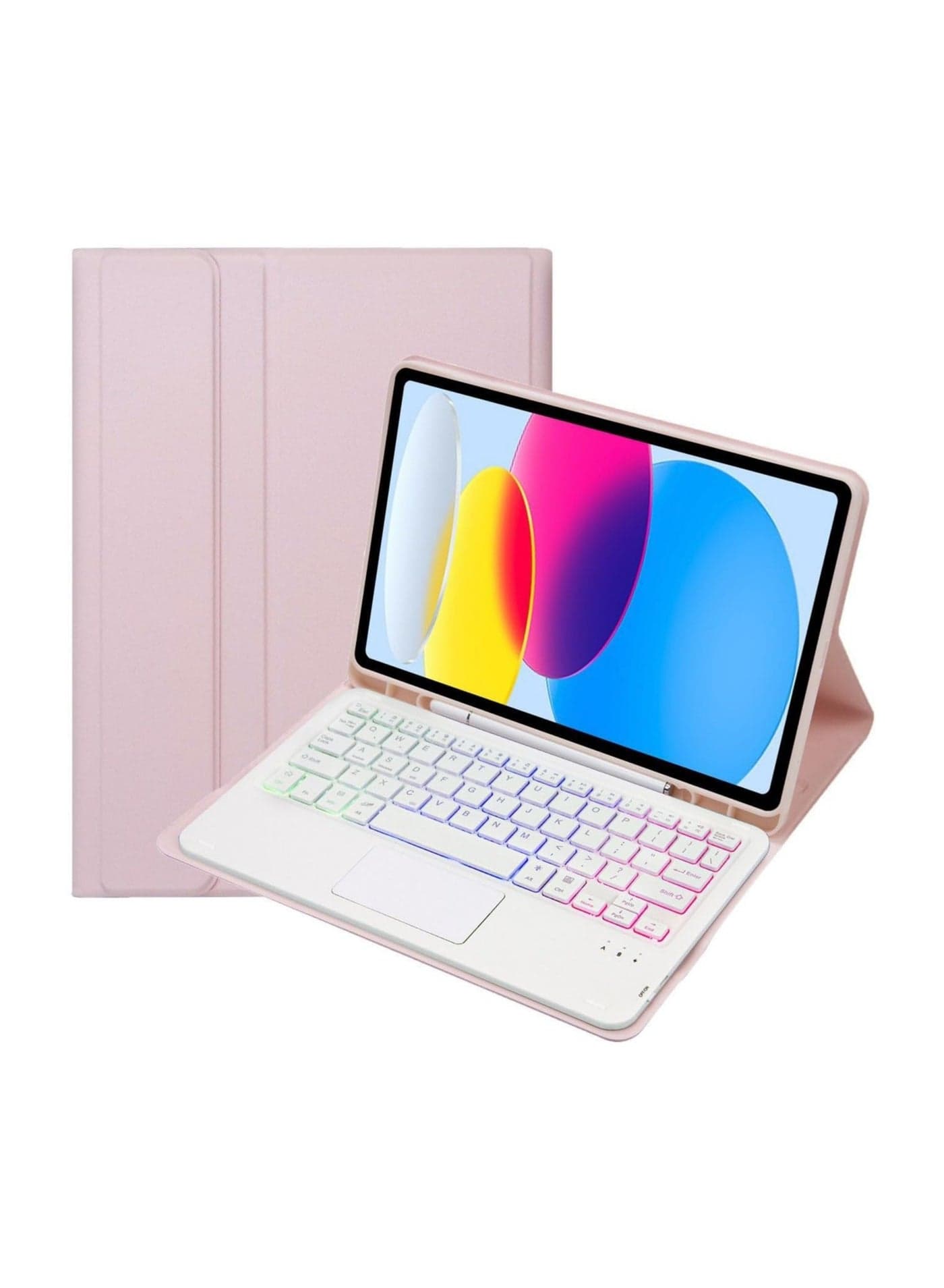 Backlit Keyboard Case for ipad 11th Generation (A16) 11-inch 2025, Bluetooth Smart Magnetic Removable Touch Keyboard Case with Pen Slot, Multi-View Stand