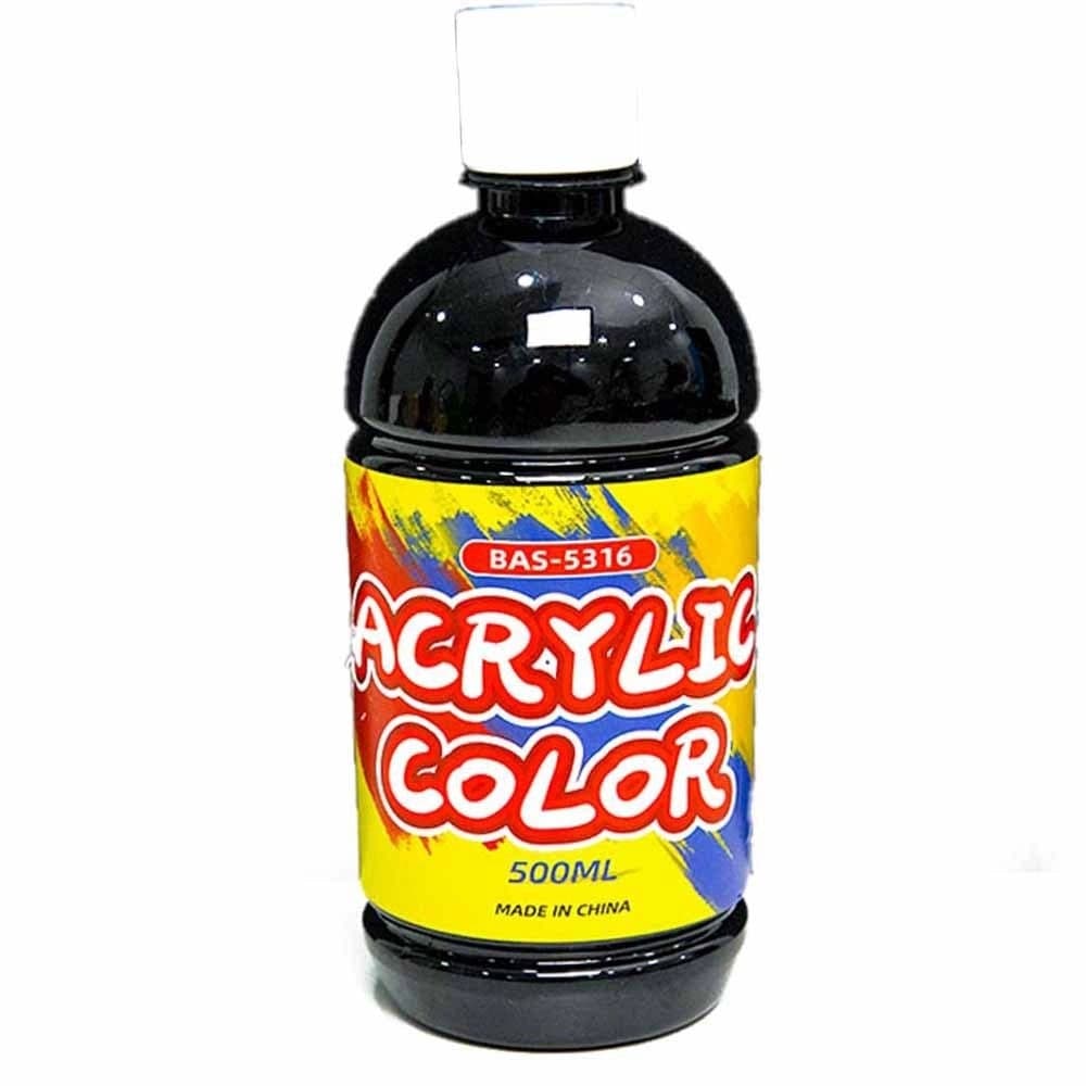 Acrylic Color 500ml- Black