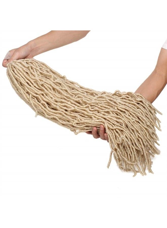 24 Inch Blonde New Faux Locs Hair 2Packs Synthetic Natural Wavy Curly Crochet Hair Pre-Looped Goddess Soft Locs Hair Extensions Dreadlocs Hair for Women (24 Inch, 613#)