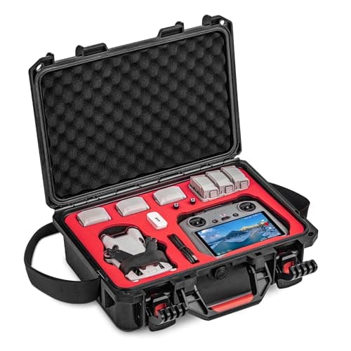 STARTRC Waterproof Hard Carrying Case for DJI Mini 34 Pro Fly More Combo Travel Case for DJI Mini 3 Drone RC2RCN3 Controller7 Batteries Other Accessories