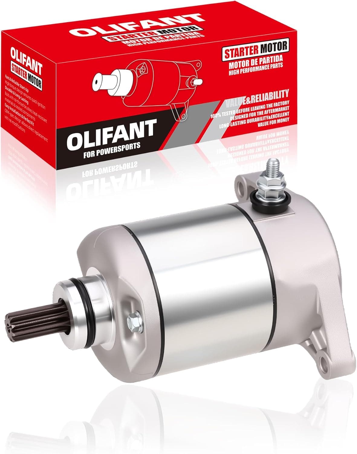 OLIFANT Starter Motor for Suzuki and Arctic Cat ATVs