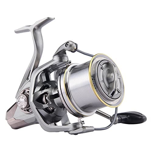 HAUT TON Spinning Reel 8000900010000120001400061BB Metal Surf Fishing Reels481 Gear Ratio 55lbs Drag Heavy Long Casting Inshore Saltwater Monster Fish HTNGK 9000