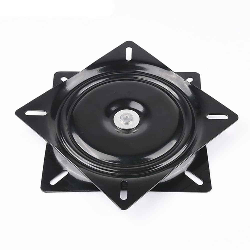 Lokatall 6 Inch Seat Swivel Plate Bar Stool Swivel Plate Square Heavy Duty Turntable Bearing Plate Steel Ball Bearing 360 Rotating Seat Base Plate for Bar Stool Chair TV Table Bar Swivel Boat Seat
