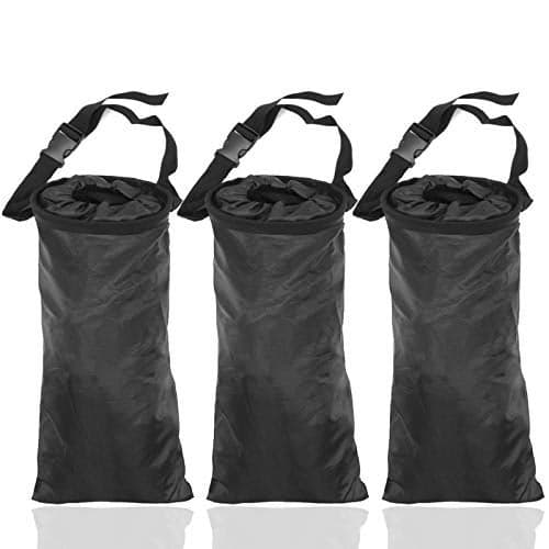 TIHOOD 3PCS trash bags hanging Detachable garbage bag for Back Seat for Outdoor Traveling Home Use Car Storage Bags
