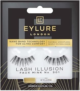 Eylure Luxe Faux Minx Effect False Eyelashes Regent Black