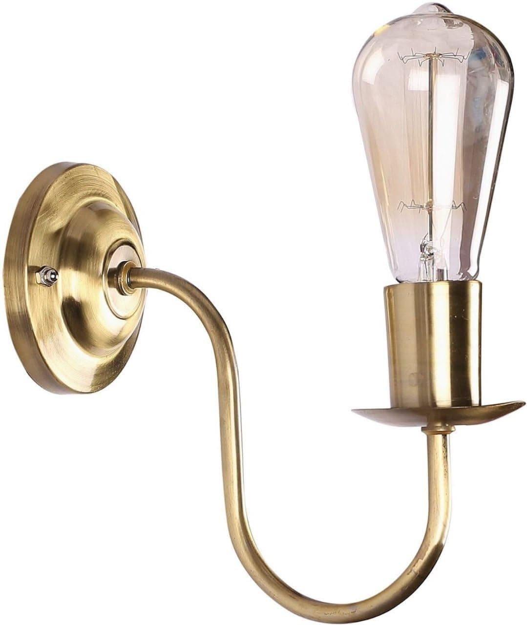 Prop It Up 40W Retro Industrial Wall Light (Antique)