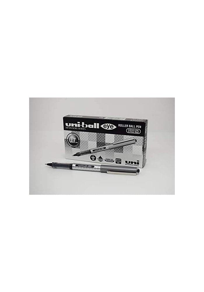 Uni-Ball Eye Designer Rollerball Pen - Black (Pack of 12)