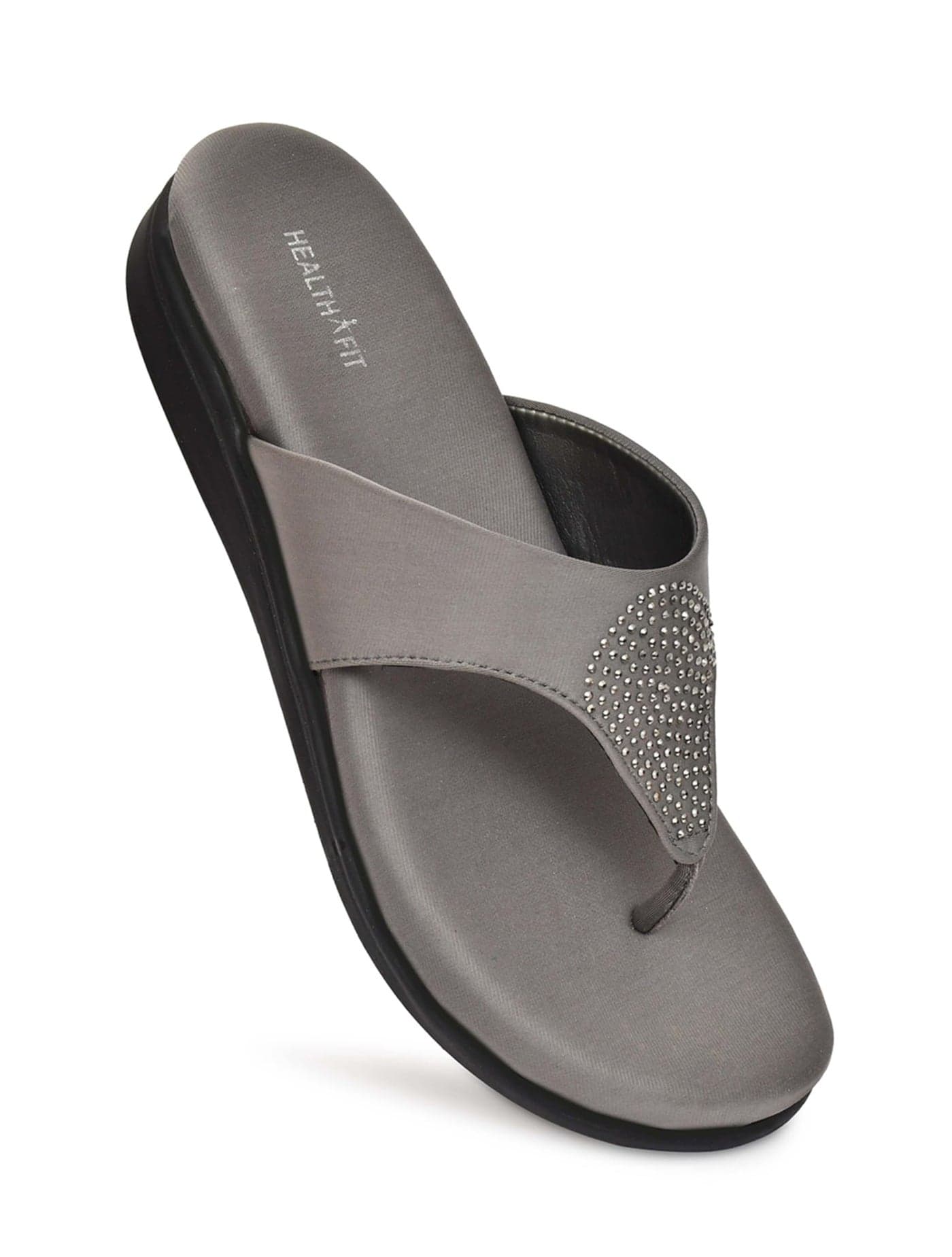 EXTRA SOFT Women's Comfortable Memory Foam Doctor Slippers/Flip-Flops|Fashionable Casual & Stylish|Lightweight & Breathable|Outdoor Synthetic Casual Chappals Sandals Ladies & Girls HF21GY UK-6