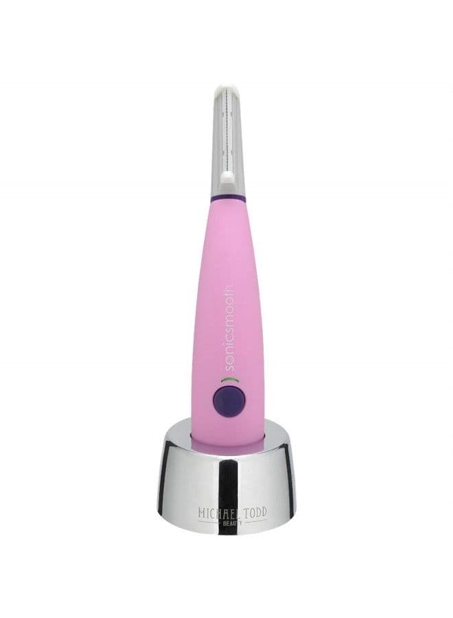 Michael Todd Beauty - Sonicsmooth - Dermaplaning Tool - 2 in 1 Women's Facial Exfoliation & Peach Fuzz Hair Removal System with 7 Weeks of Safety Edges
