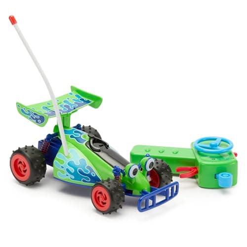 Disney Store Official RC Car Toy Story Kids Remote Control Car with Steering Wheel Controller Inspired by Andys Toy Car Perfect for Your Own Kids Toys Collection for HighOctane Fun