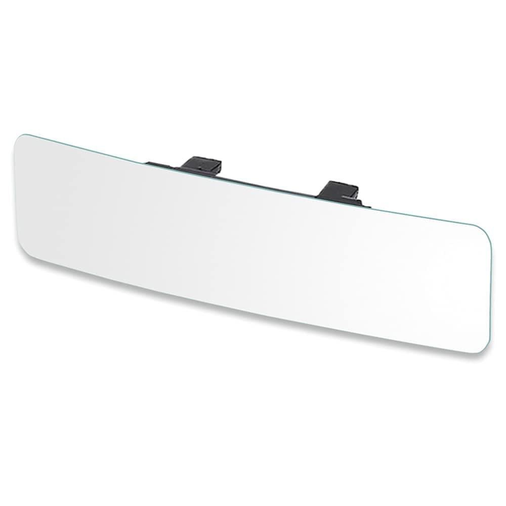 SkycropHD Rear View Mirror Frameless Car Interior Rearview Mirror Panoramic Wide Angle to Eliminate Blind Spots Convex118White
