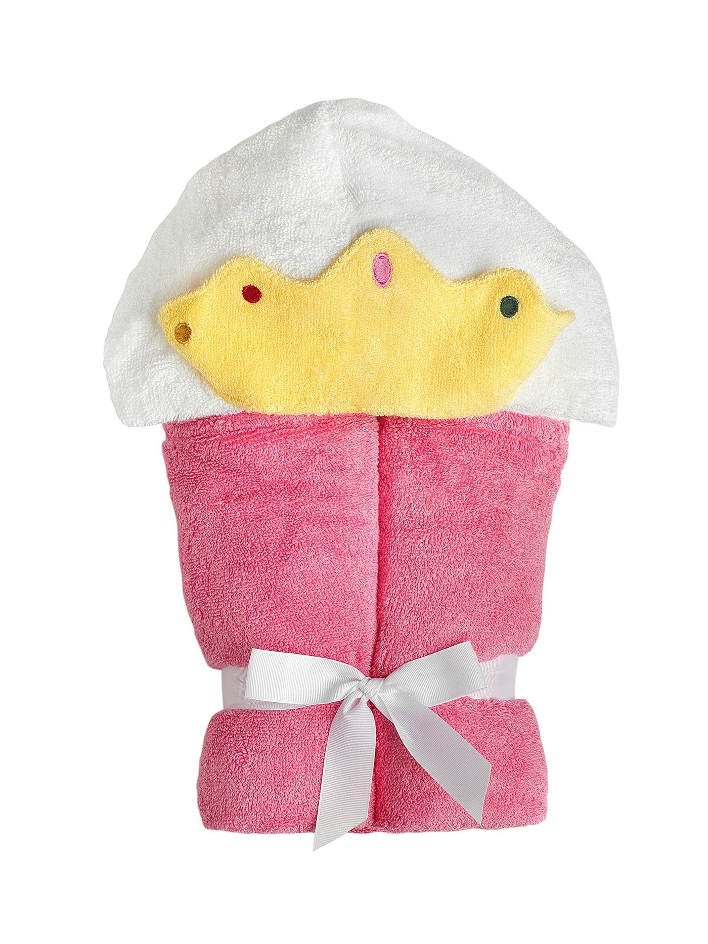 Yikes Twins Hooded Baby Towel for Kids 28 Large 100 Cotton Baby Towel for Girls in Pink Cute Princess Bath Towels for Babies and Toddlers