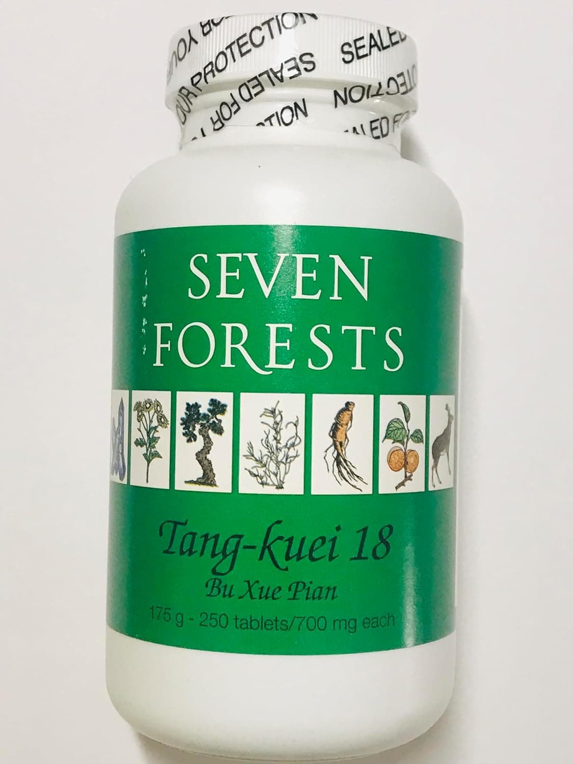 Tangkuei 18 By Seven Forests 250 Tablets 700 Mg