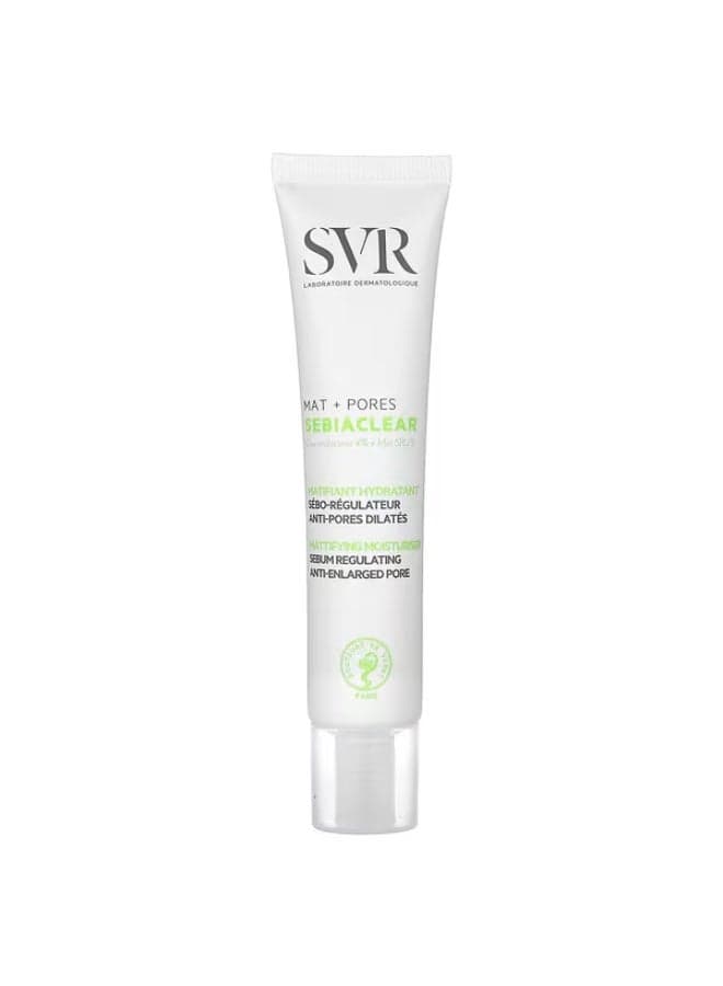 SVR, Sebiaclear, Mat + Pores Cream, Fresh, 1.4 fl oz (40 ml)