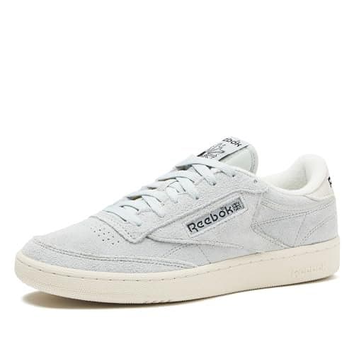 Reebok Mens Club C 85 Vintage Tennis Sneakers for Men, Simple Grey/Chalk/Black, 9