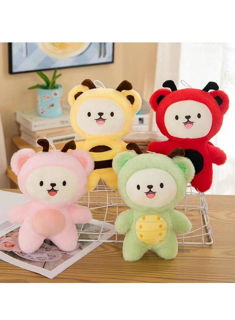 Eight Inch Plush Little Bee Bear Doll Toy