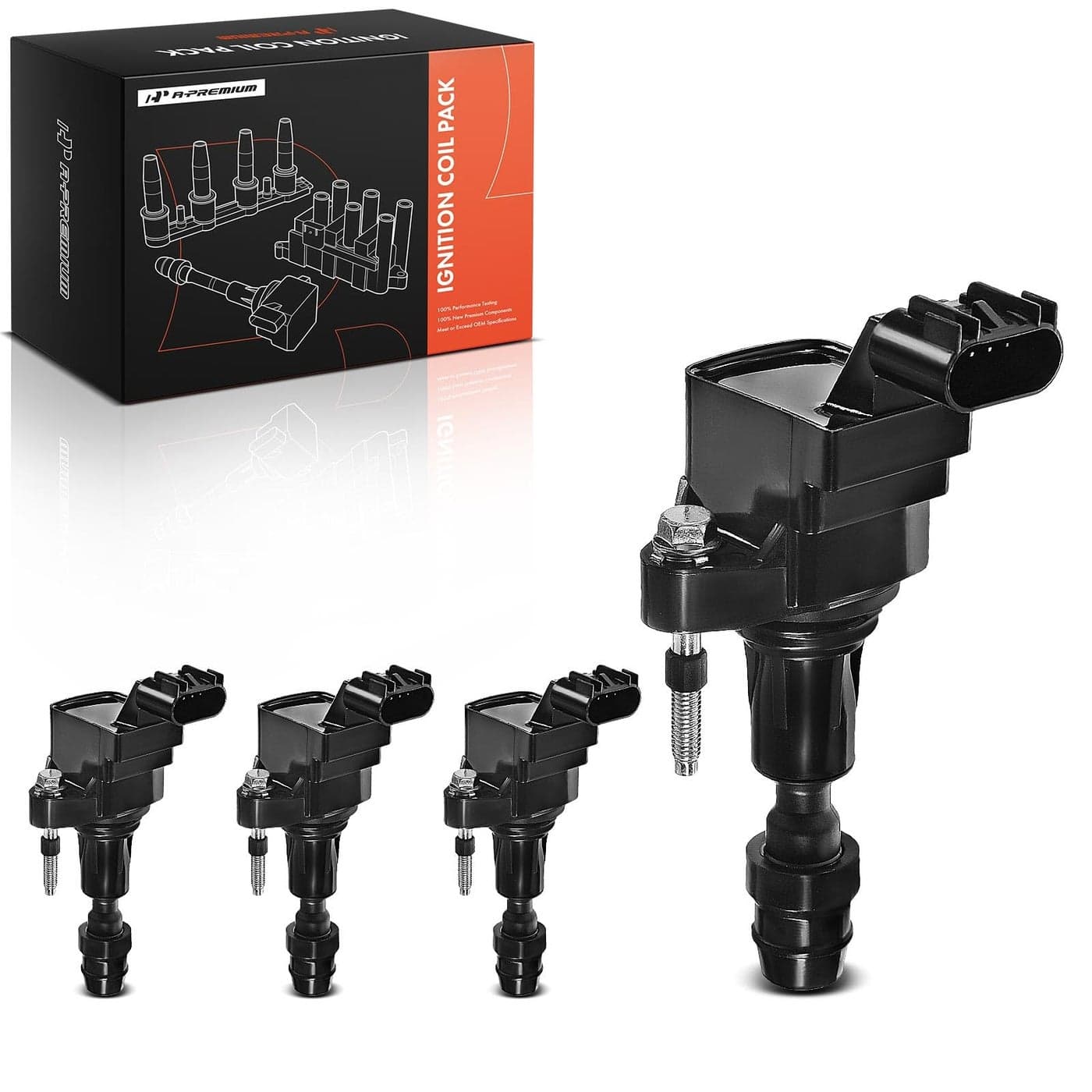 APremium Ignition Coil Pack Set of 6 Compatible with Buick Chevrolet Pontiac Saturn 20L 24L Engine Equinox 20112017 LaCrosse 20102016 Malibu 20072017 G5 20072010 G6 20062010