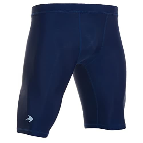 CompressionZ Compression Shorts Men Performance Baselayer| Athletic, Running, Biking All Sports Men's Underwear for Workout Navy Medium