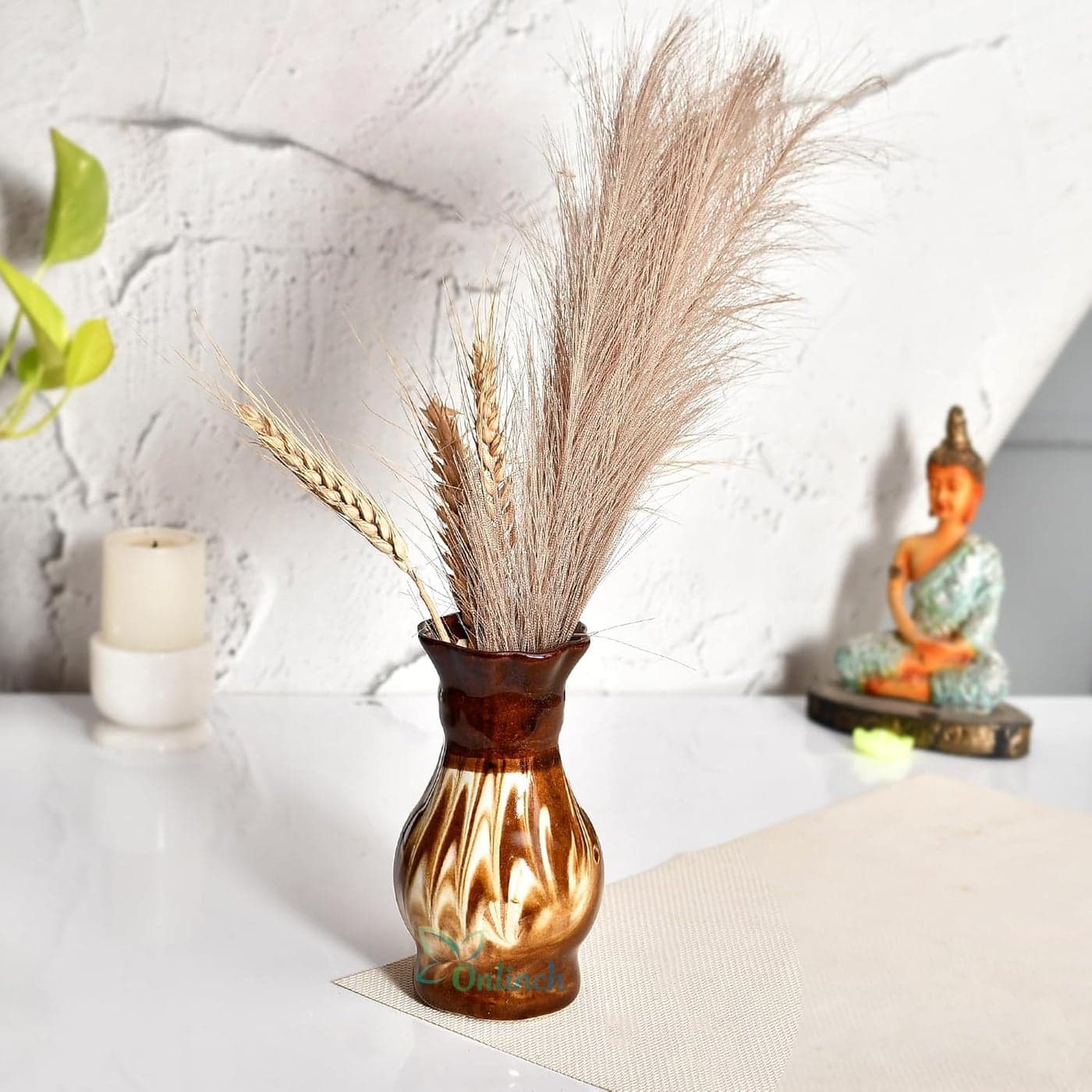 Flower Stand Vase Flower vase Ceramic vase Flower Pot for Home Pack of 1 Pcspotbs249