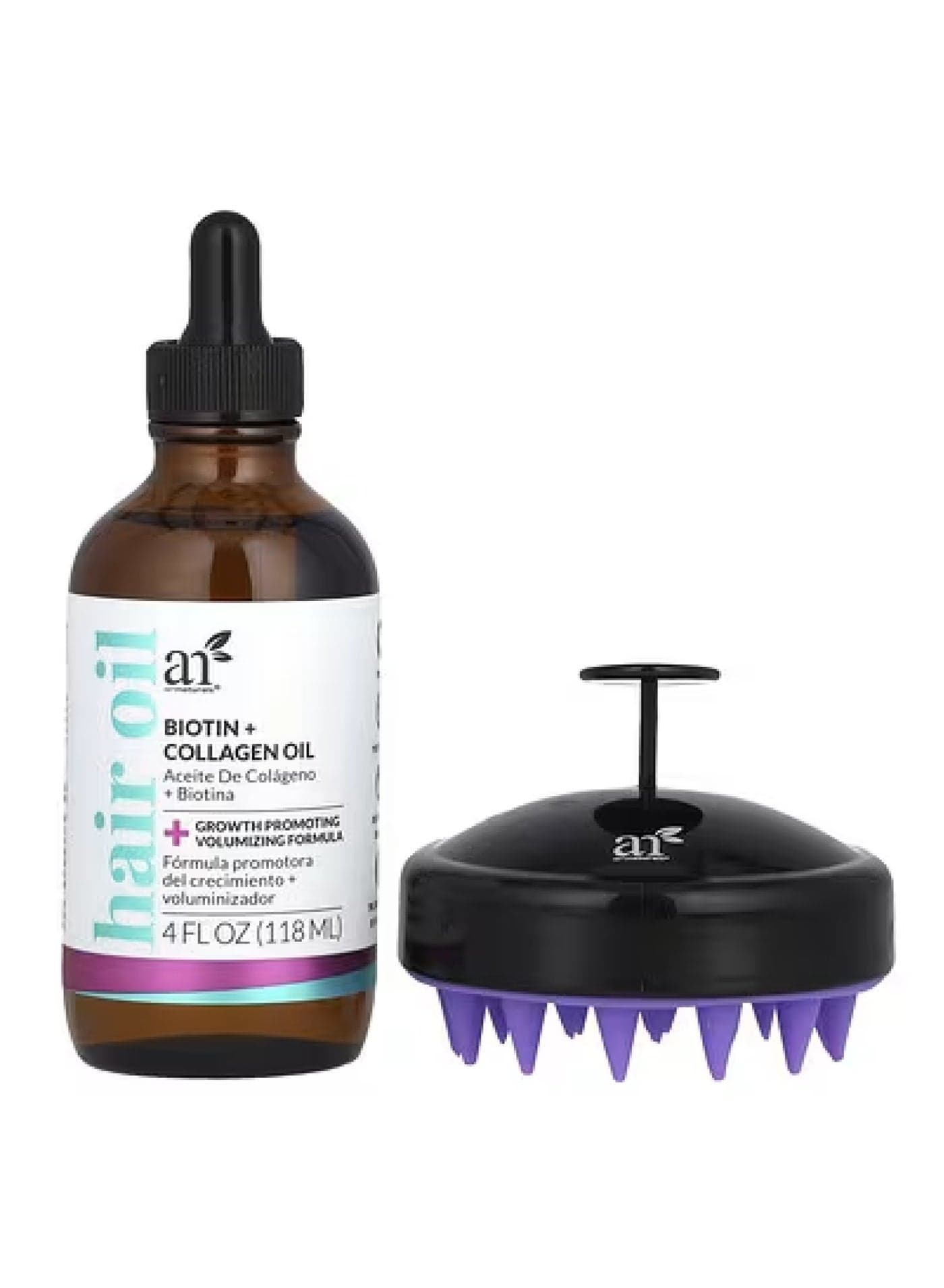 Hair Growth Kit, Biotin + Collagen Oil, 2 Piece Kit