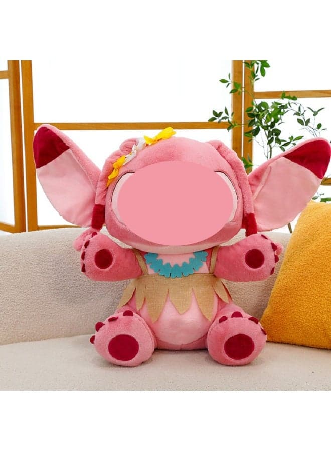 Pink Cartoon Plush Doll - Ultra Soft Short Plush Toy, Kids Companion, Multi-Functional Pillow, Creative Birthday Gift, Home Decoration, 30cm