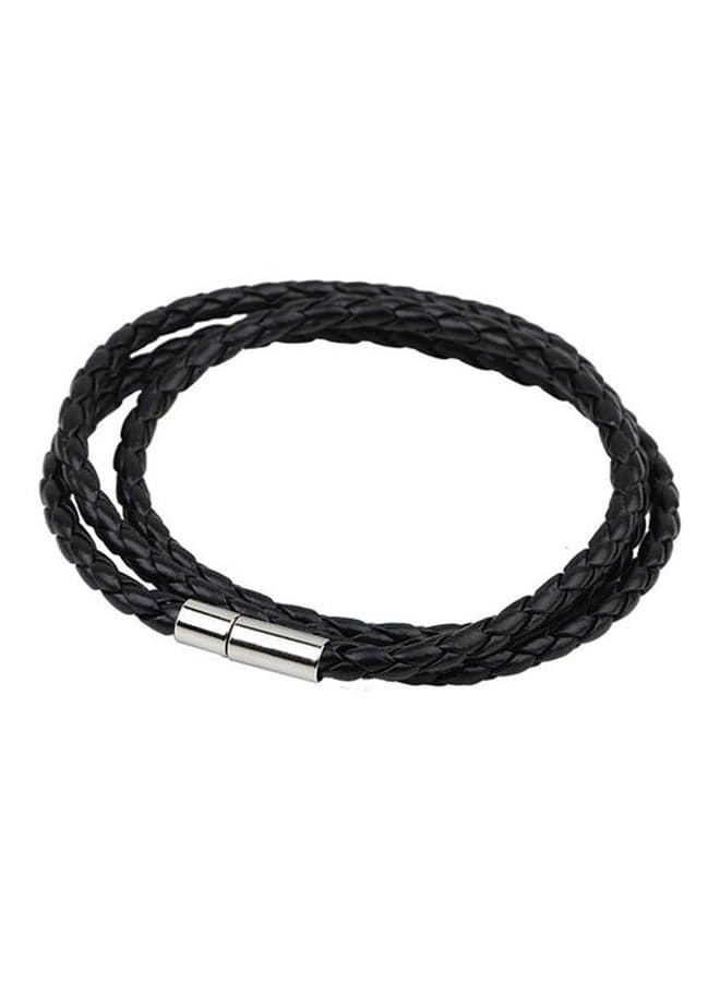 Leather Multi Layer Woven Twist Bracelet