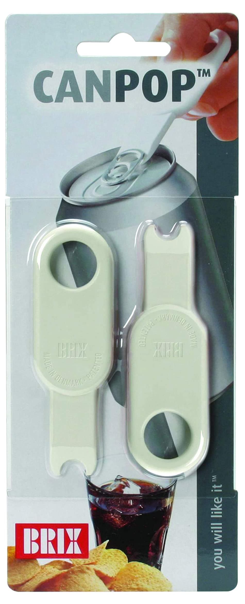 Brix CanPop Beverage Can Opener Set of 2