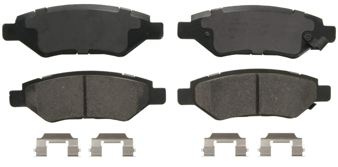 Wagner QS ZD1337 Disc Brake Pad Set, Chamfered Edges for Smooth, Quiet Stops, Fits 2010–2015 Chevrolet Camaro, 2008–2014 Cadillac CTS, 2010–2016 Cadillac SRX