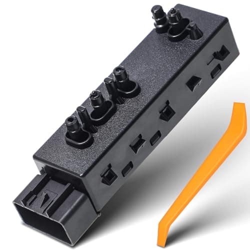 Sorghum Power Seat Switch - Front Right Passenger Side Adjustment Control 8 Ways for 10-19 Chevrolet Camaro Malibu Equinox Silverado Tahoe GMC Sierra Yukon Buick Cadillac Replace# 25974715 12451498
