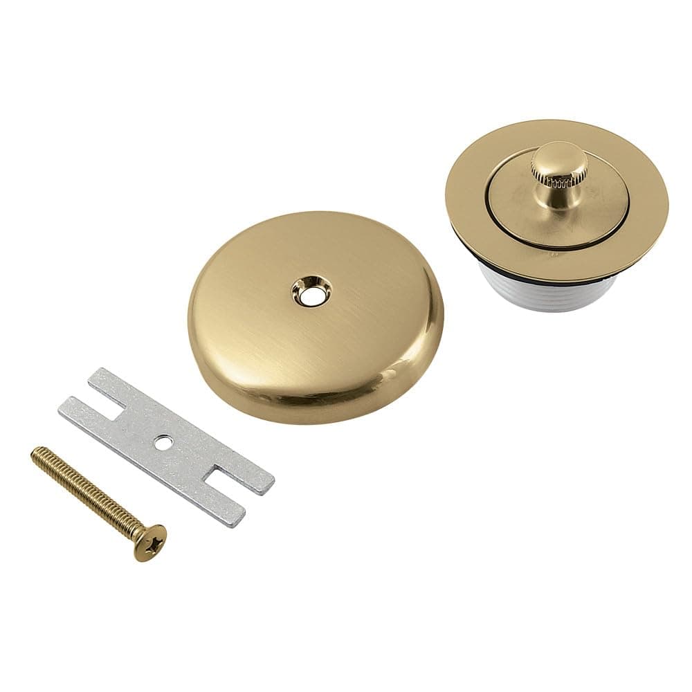 Kingston Brass DLT5301A7 Lift Turn Tub Drain Kit Brushed Brass 313 x 313 x 275