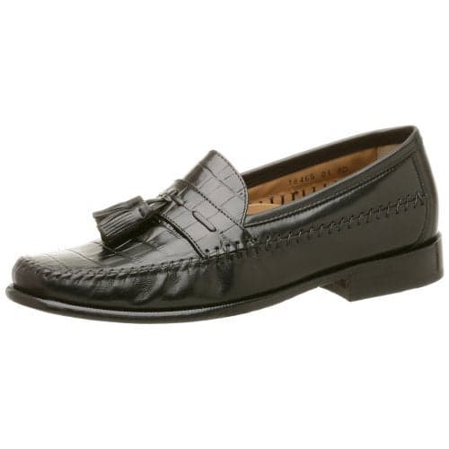Florsheim Pisa Moc Toe Tassel Loafer Men's Slip On, 10 D(M) US, Black