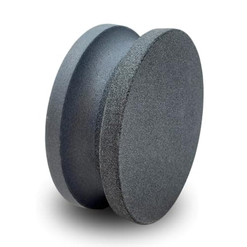 4" Dual Grit Axe/Hatchet Silicon Carbide Sharpener Multipurpose Sharpening Stone Grinding Wheel