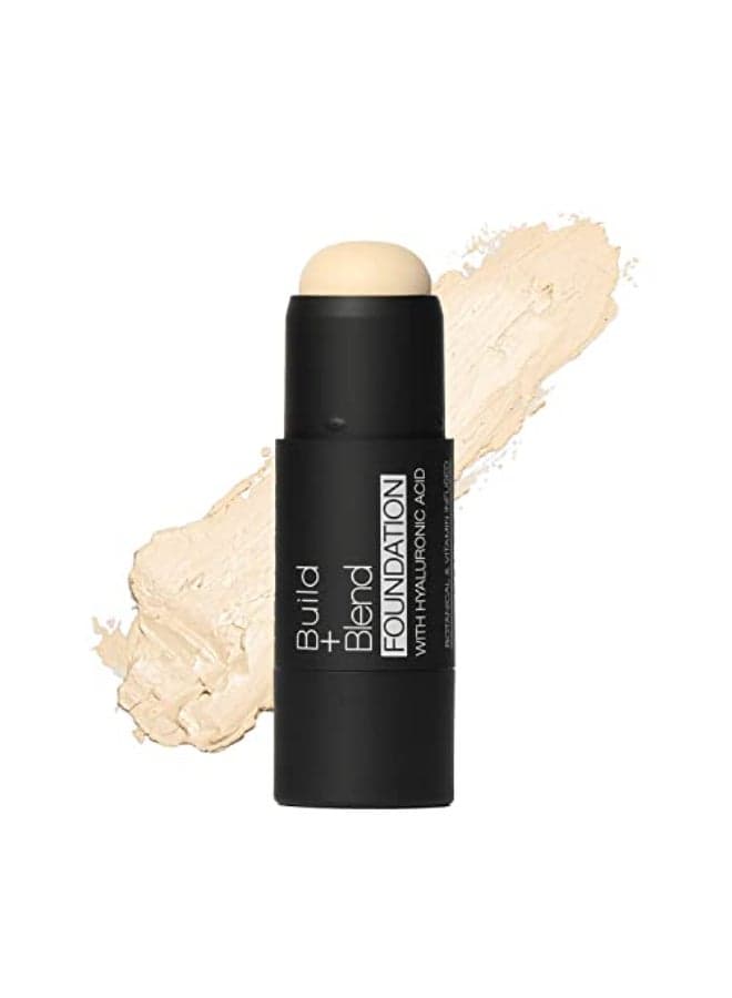 Palladio BUILD BLEND Foundation Stick Contour Stick for Face Professional Makeup for Perfect Look 025 Ounce Porcelain