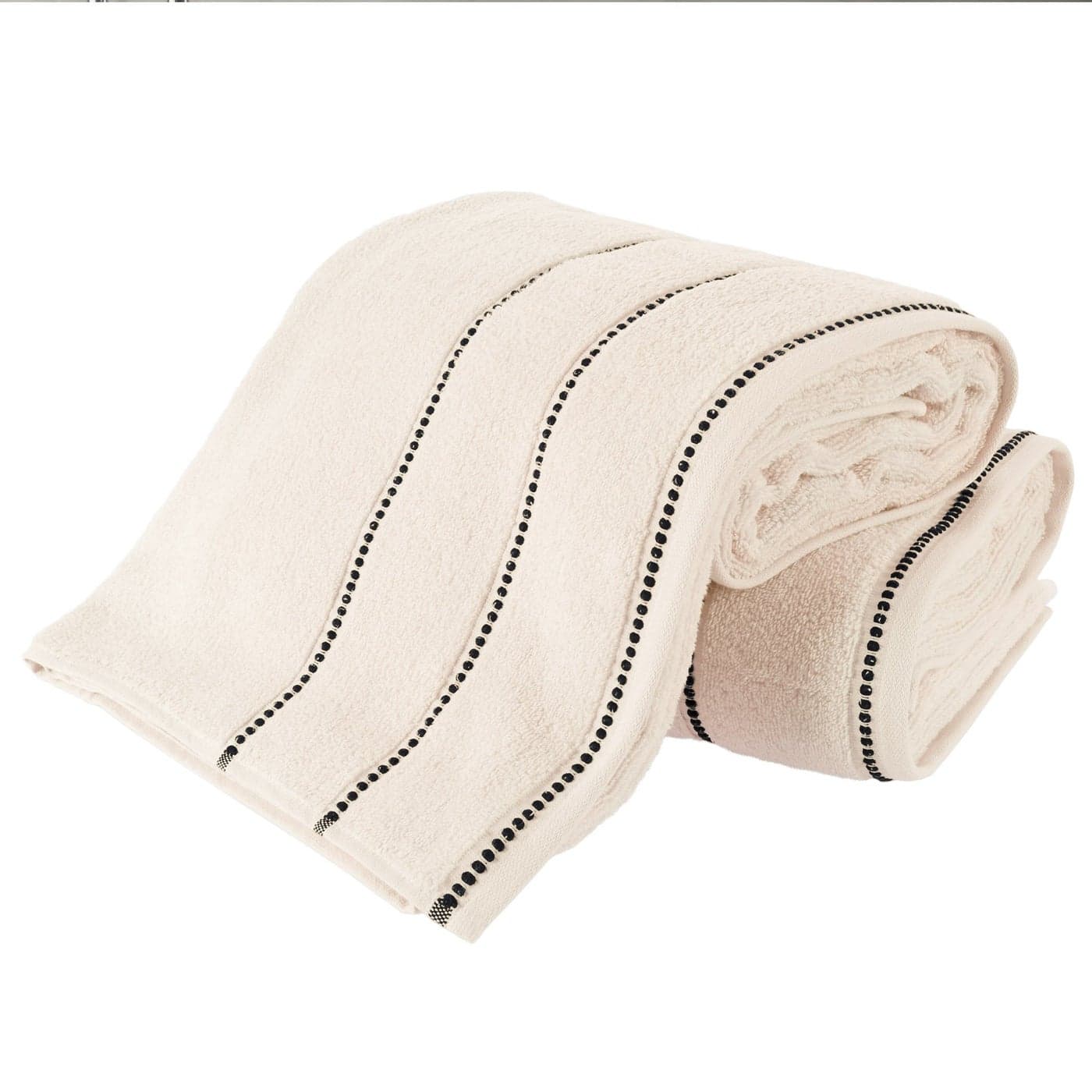 2Piece Luxury Bathroom Towels Set Made From 100 Zero Twist Cotton Quick Dry Soft and Absorbent Bath Towels by Lavish Home Beige