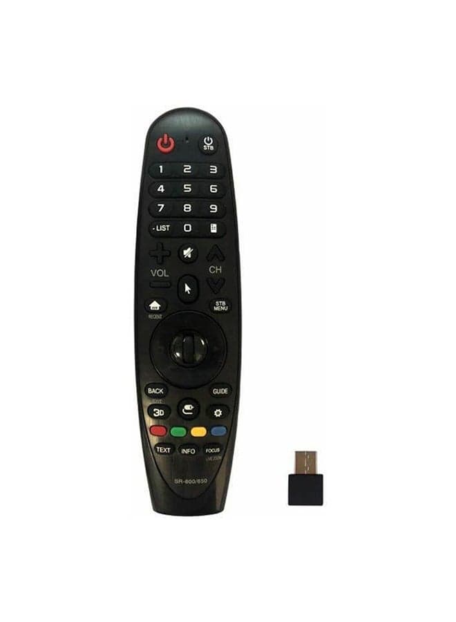 Replacement Remote Control With Receiver For LG Smart TV Black