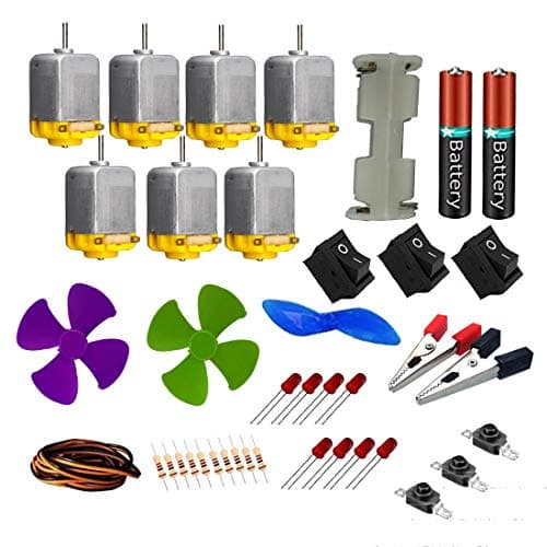 PGSA2Z® Electronics Loose Parts Materials Science Project Kit (Multicolour).