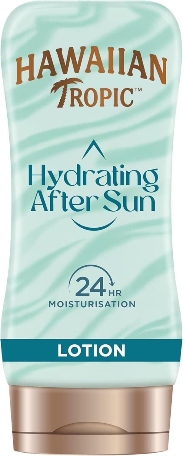 Hawaiian Tropic Hydrating After Sun Helps to preserve your tan 180 ml 24Hour Moisturisation With Aloe Vera Vegan