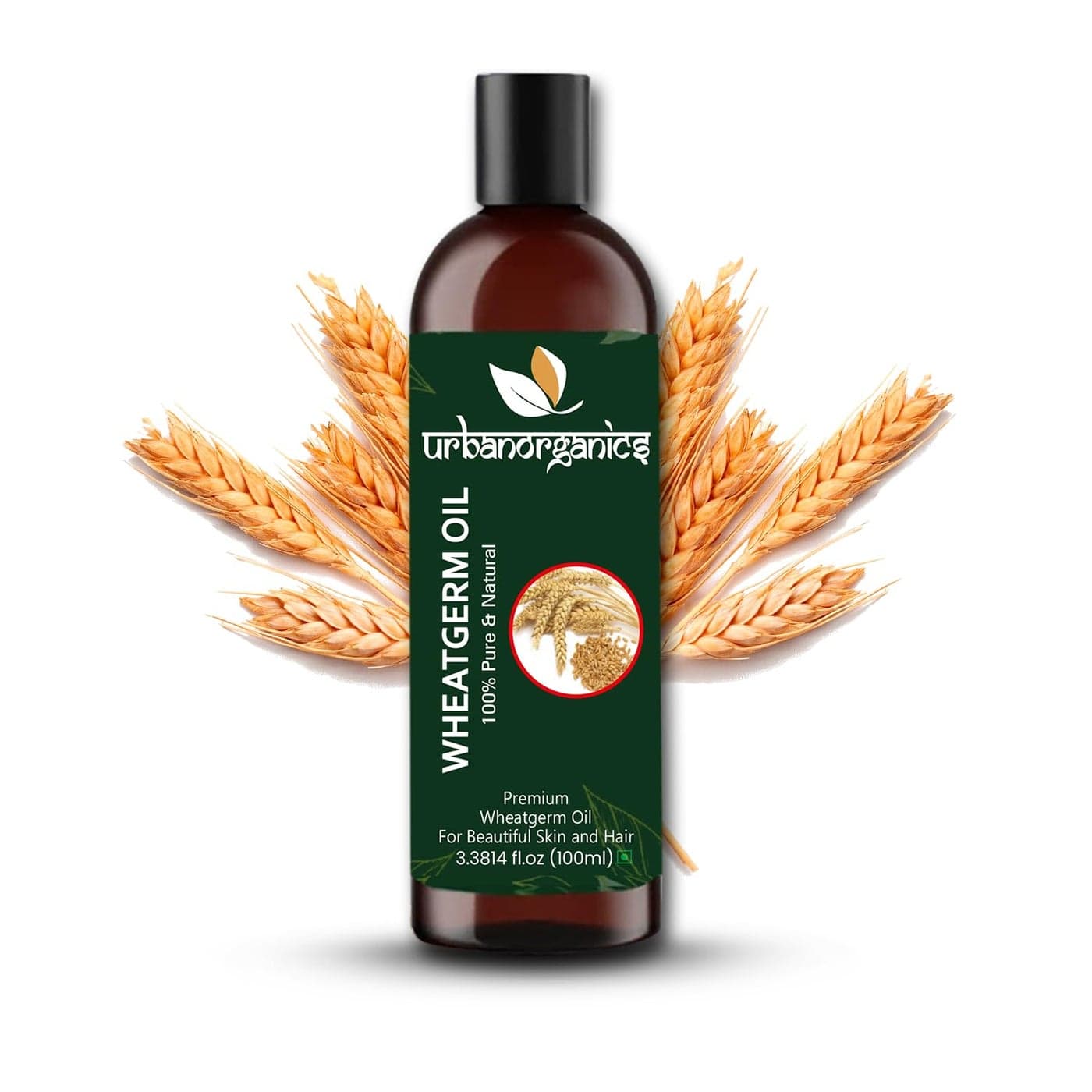 Urbanorganics wheat germ Oil For Shine Hair Skin Care Moisturizing Dry Skin Natural AntiHairfall Promotes Hair growth Softness Shine Wheat Germ Oil 100 ML