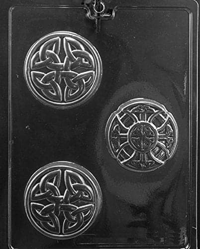 Grandmama's Goodies M240 Celtic Soap Bar Chocolate Candy Soap Mold with Exclusive Molding Instructions