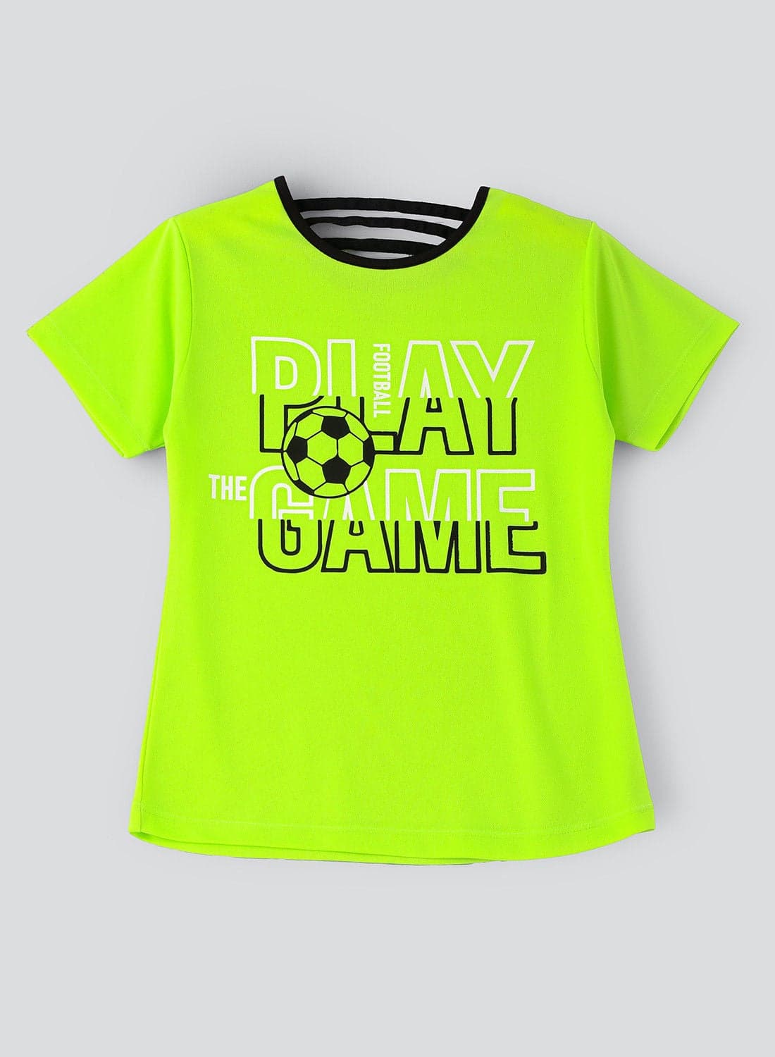 Knit t-shirt wit print