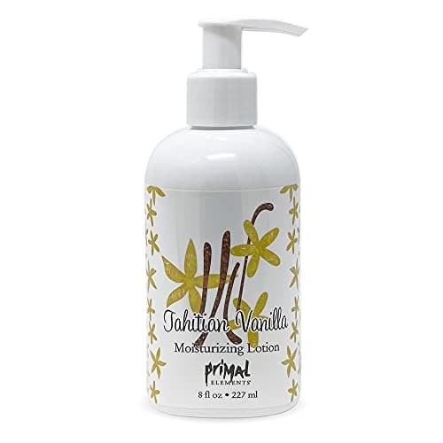Primal Elements Hand and Body Cream Shea Butter Lotion, Tahitian Vanilla, 8 Ounce