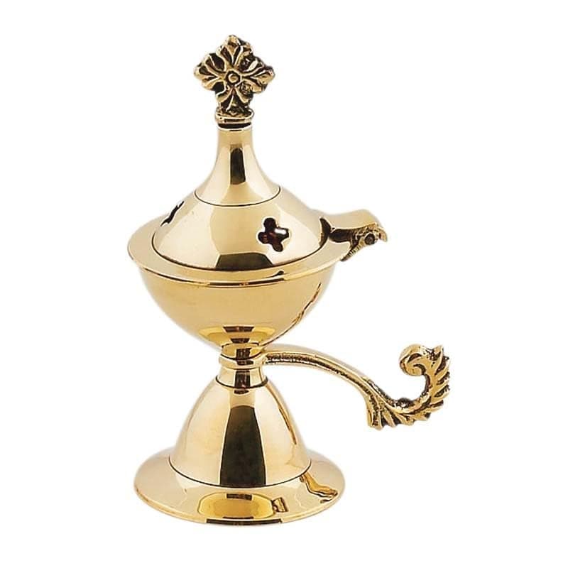 Christian Byzantine Orthodox Greek Censer Incense Burner Liturgy 7707b