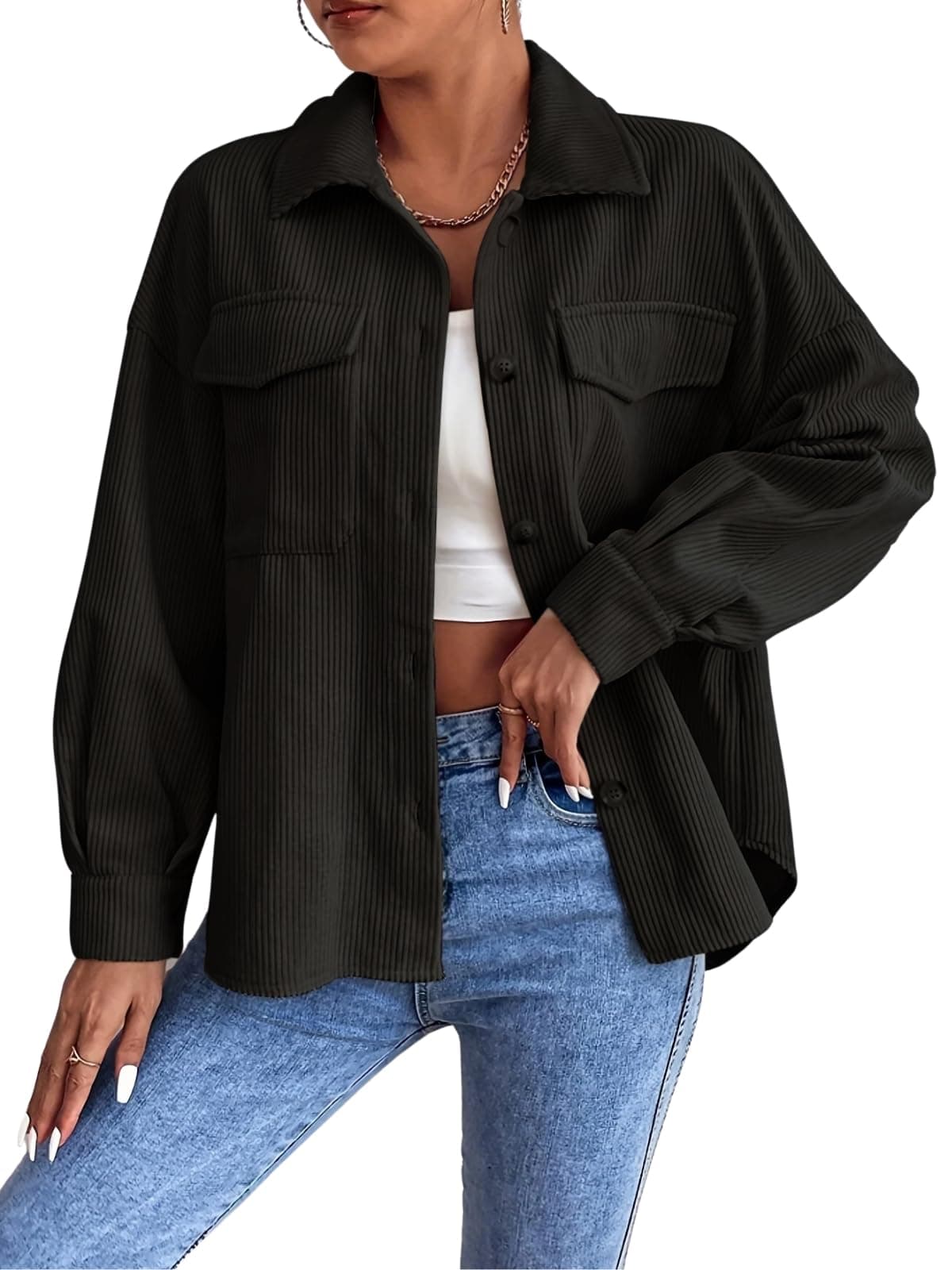 GRECIILOOKS Women's Regular Fit Casual Shirt