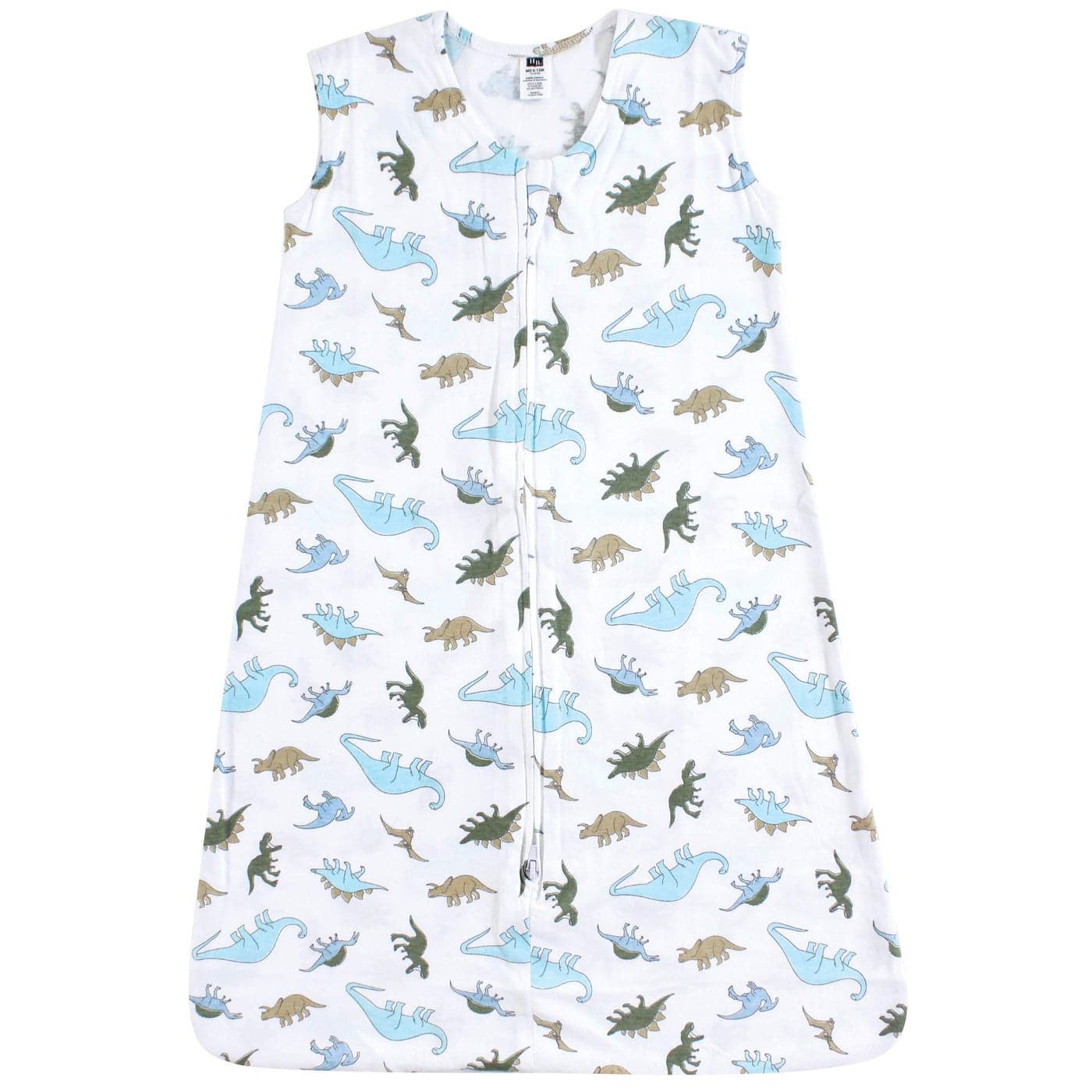 Hudson Baby Unisex Baby Cotton Sleeveless Wearable Sleeping Bag Sack Blanket Dinosaurs 1824 Months