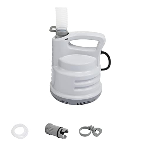Bestway Flowclear Pool Drain Pump | Drains Up to 800 gal. per Hour | Includes 16 ft. 5 in. Drain Hose & Garden Hose Adapter | Durable, Corrosion-Proof Construction for Easy Pool Maintenance