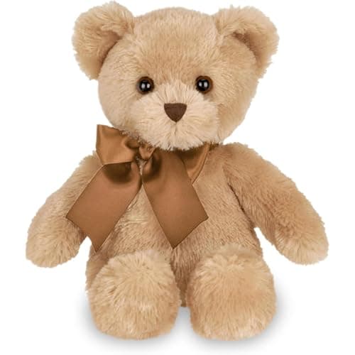 Bearington Lil Honey Teddy Bear Stuffed Animal 12 Brown Plush Bear Toy with Soft Fur and Classic Design Washable Teddy Bears for Girls Adorable Gift for Kids Babies and Animal Lovers