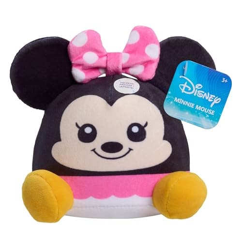 Disney Classics Minnie Mouse Weighted Small Plush 5inch Stuffed Animal Kids Toys for Ages 3 Up by Just Play