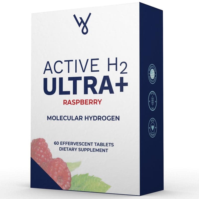 Purative Active H2 Ultra Hydrogen Water Tablet Natural Raspberry Supports Overall WellBeing with Benefits of Molecular Hydrogen 60 Servings